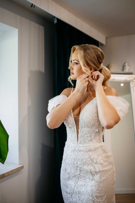 suknia ślubna rybka s