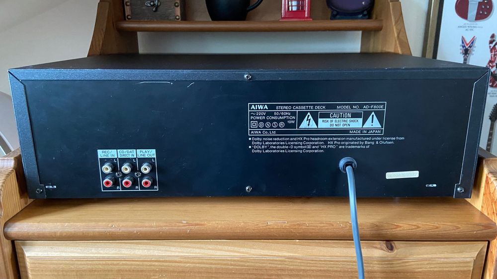 AIWA AD F800 - 3 głowicowy, bardzo porządny magnetofon