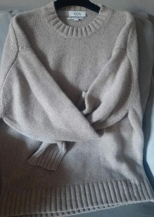 COS 100 % gruby kaszmir Nowy sweter