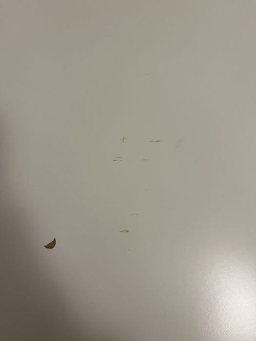 Mesa/secretária branca com gaveta