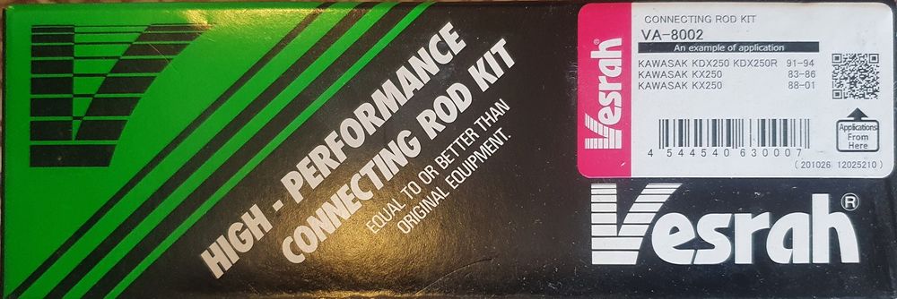 Korbowód Kawasaki Kx 250 Vesrah KDX 250 Nowy 88-01 Korba Wał części