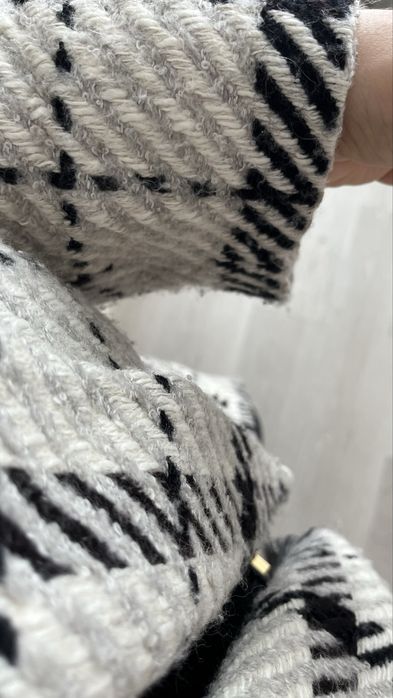 Jemiol Łukasz Jemioł płaszcz wełniany 80% wełna jagnięca 34 oversize