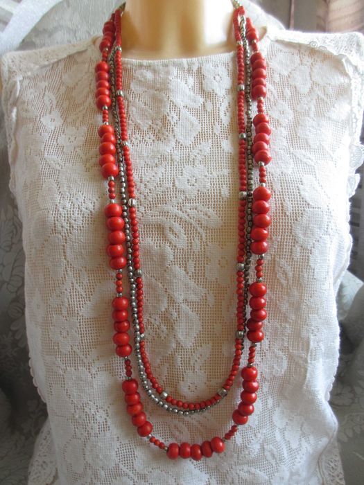 Бусы колье бижутерия