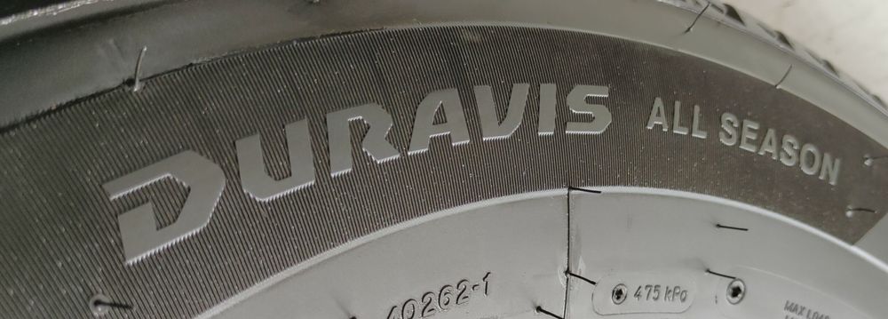 2x 235/65R16C Bridgestone Duravis AllSeason 2023r C/A/72dB 3 lata gwar