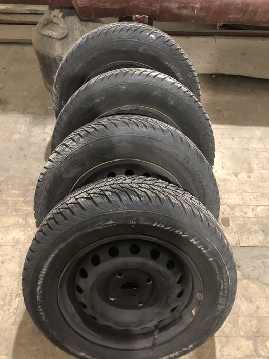 Зимние шины (комплект 4шт) Matador 185/65R14, диск розболтовка 4*115