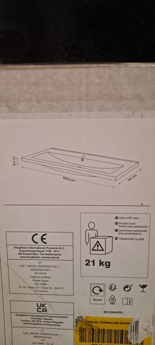 Umywalka nira 100 cm
