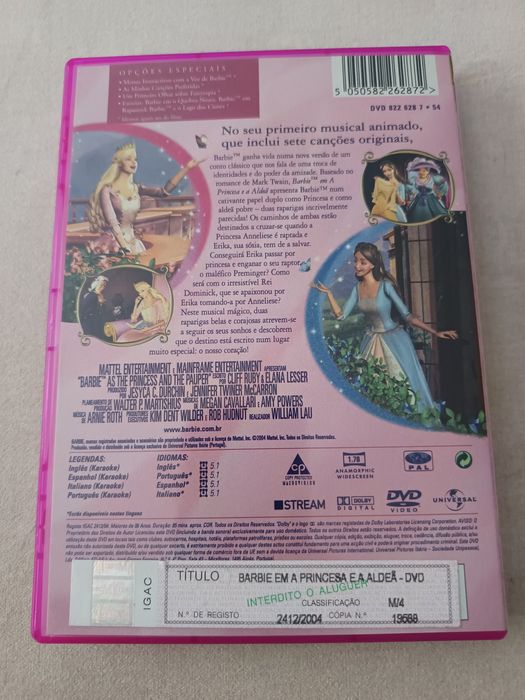 DVD Barbie princesa aldeã