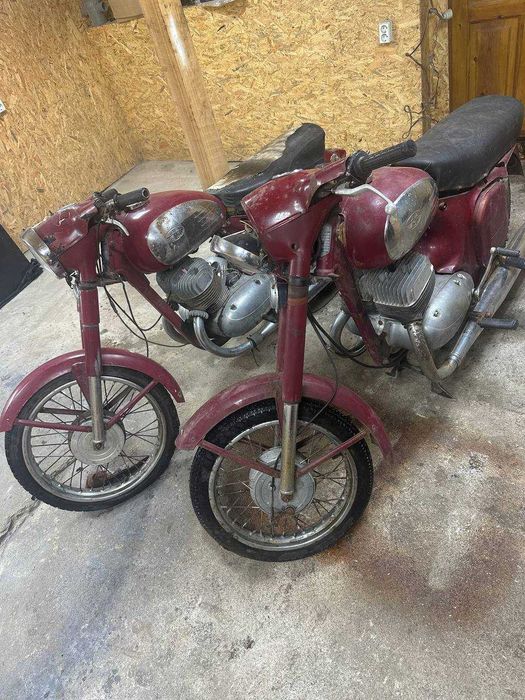Ява 350 Jawa 350 на ходу Старушка