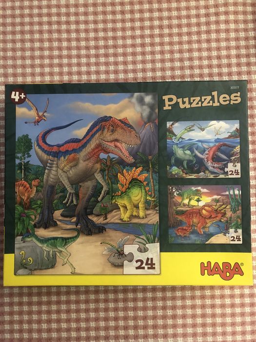 Puzzle -dinozaury