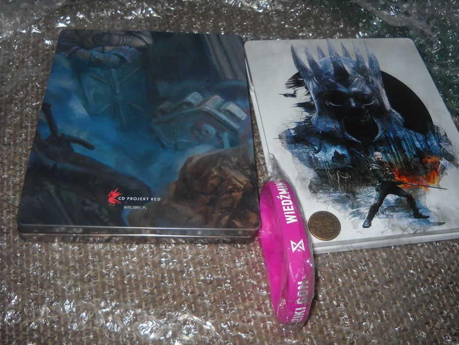 Pak - Wiedźmin 1 + Steelbook + Opaska + Grosz