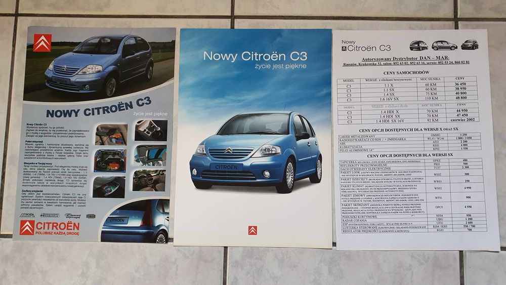 Prospekt Citroen C3