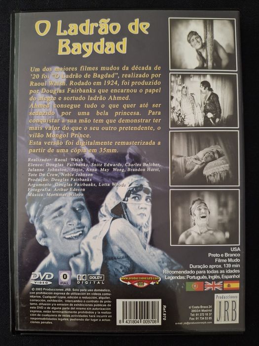 DVD O ladrão de Bagdad.*