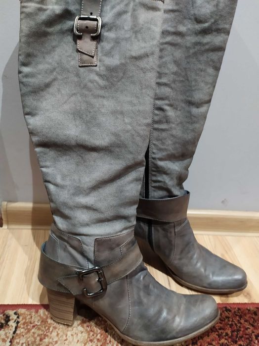 kozaki wysokie skóra rozm.41-45 zł