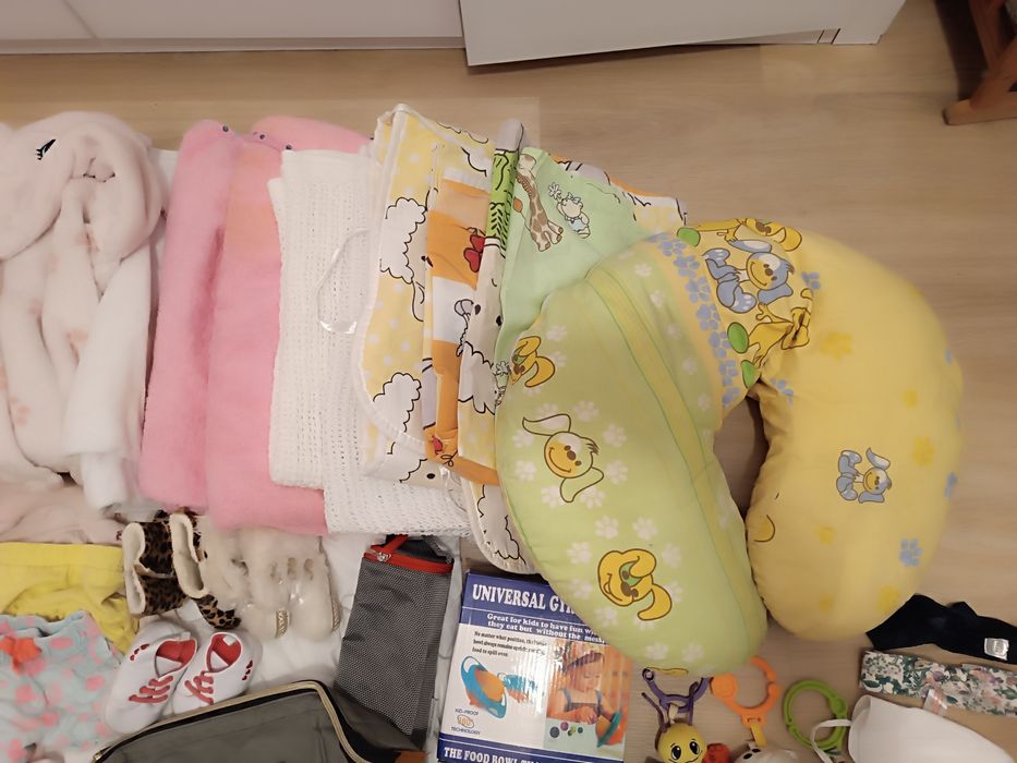 MEGA PAKA niemowlaka kołdra poszewki kocyki grzechotki przytulanki 67s