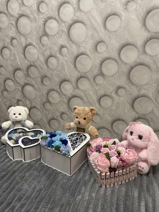 Солодкі бокси,мильні квіти