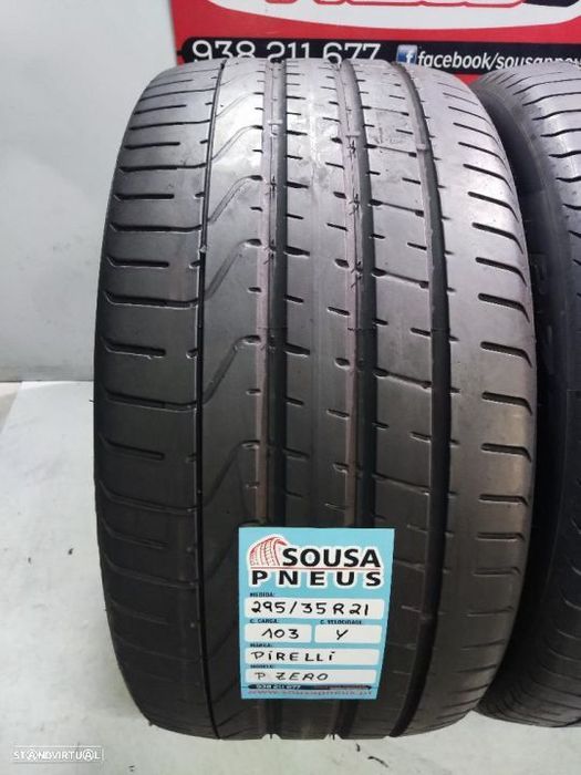 2 pneus semi novos 295-35r21 pirelli - oferta dos portes