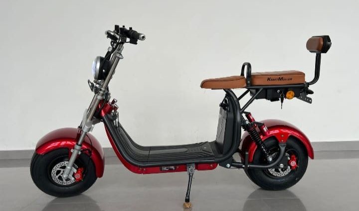 Moto eletrica com documentos