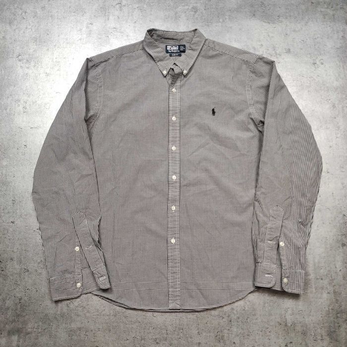 MĘSKA PREMIUM Koszula Elegancka Polo Ralph Lauren Slim Fit Kratka Haft