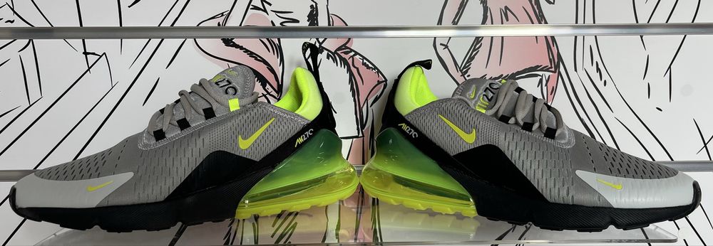 Nike Air Max 270 Wolf Grey/Volt  r43