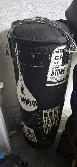 Material de Combate: Saco de Boxe Domyos + Escudo de Impacto Kohler