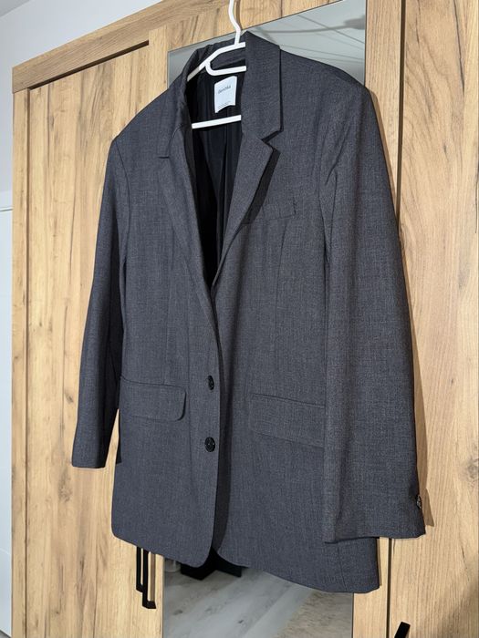 Класичний сірий піджак жакет