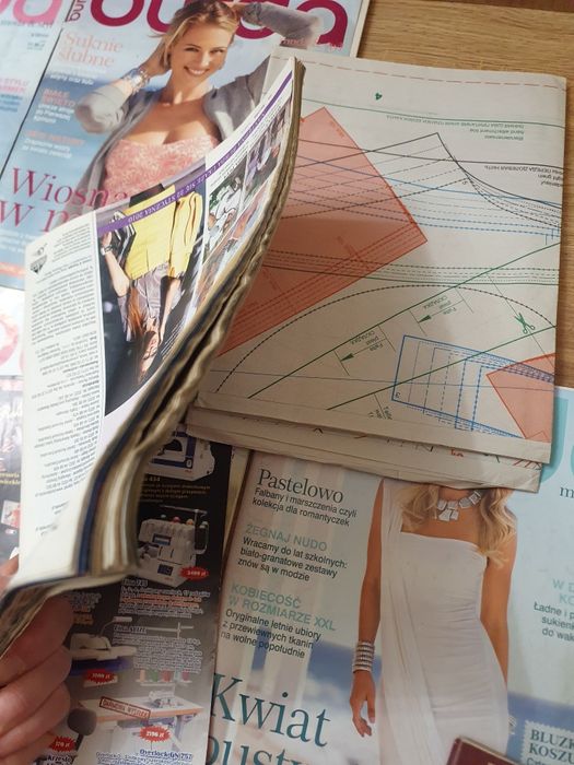 Gazetki Burda z wykrojami rocznik 2010 sztuk 10