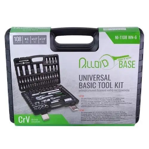 Набір інструментів ,ALLOID 1/4-1/2 на 108  придметів