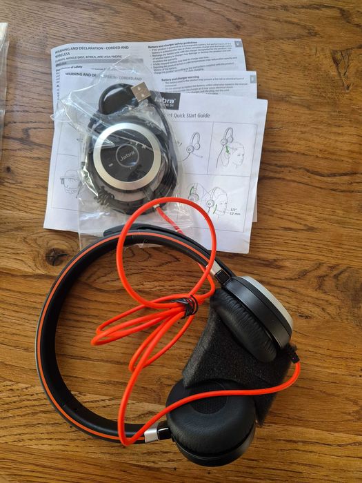 Nowe Słuchawki JABRA Evolve 40 UC Stereo Nauszne