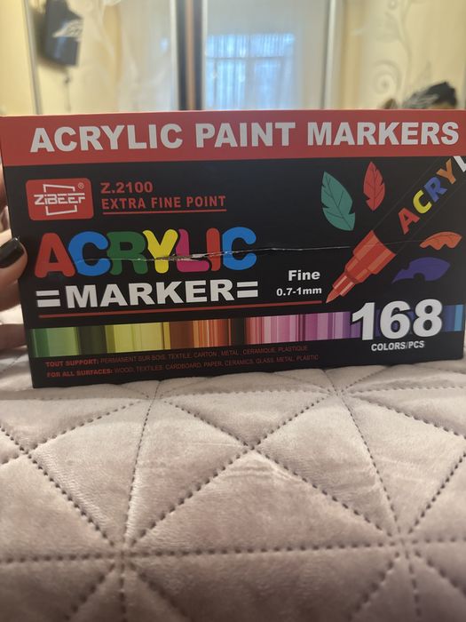 Продам маркери zibeef нові 168 кольорів ( 2 рази малювала)