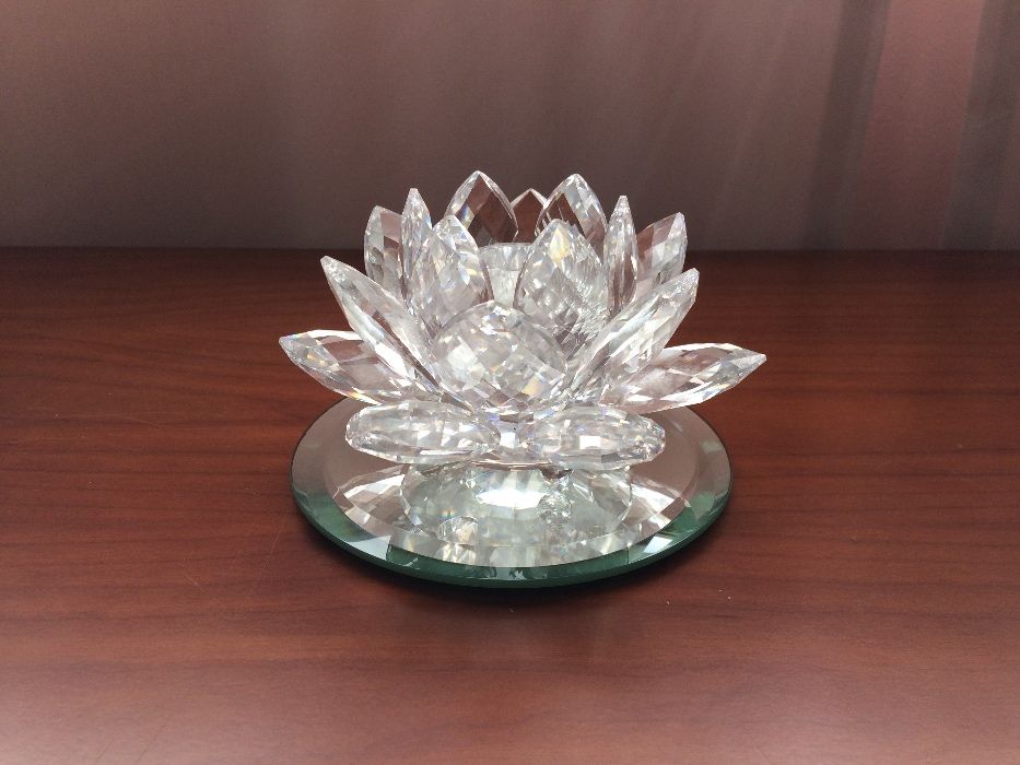 Candelabro cristal Swarovski - Nenúfar grande