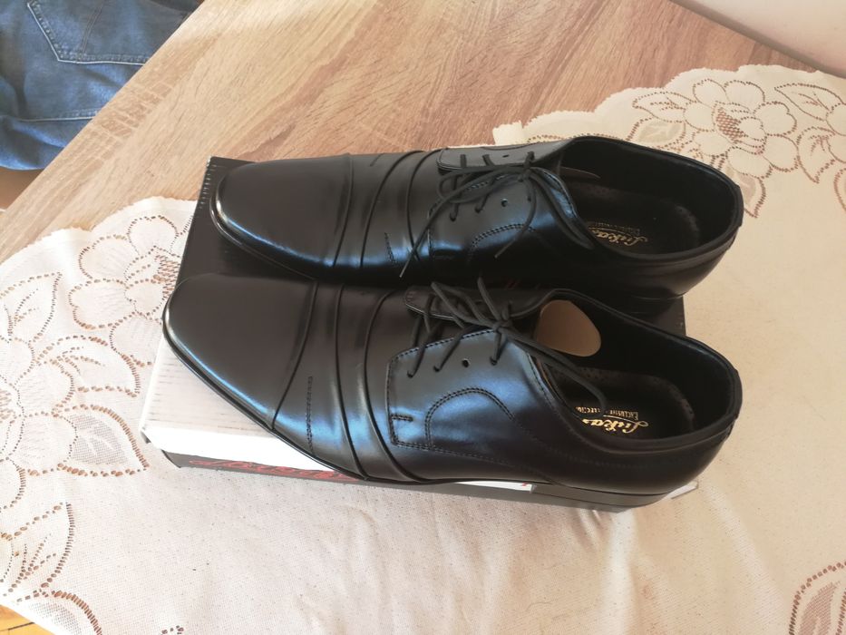 Buty wizytowe Lukas Vistula skóra naturalna męskie