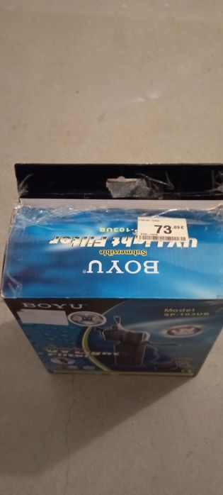 Bomba/filtro aquário NOVA