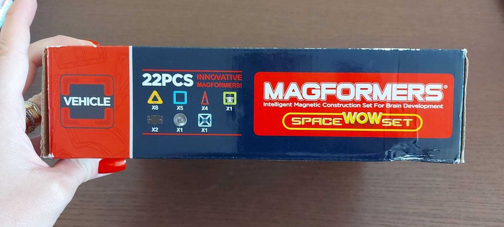 Magformers veiculo set line de peças imantadas de encaixe.