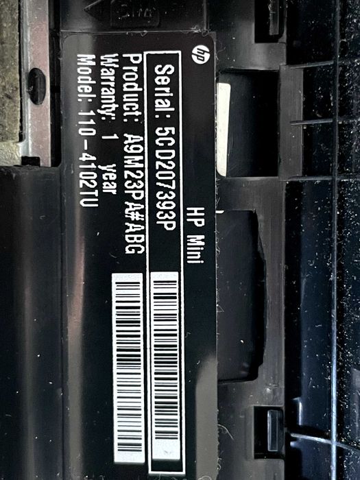 Ноутбук HP Mini 110-4102TU на запчастини / під ремонт (без HDD)