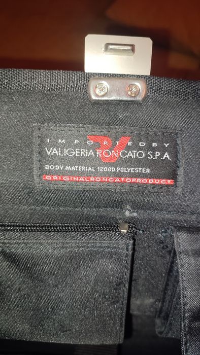 Walizka kabinowa, torba podróżna na kółkach RONCATO czarna 45X38X20 cm