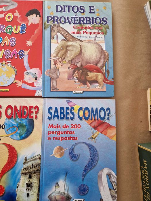 Livros coleção "Ler, Saber, a Rir"