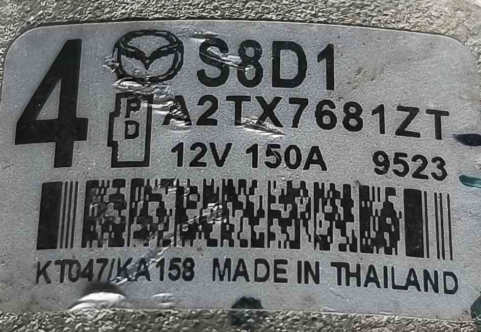 Alternador MAZDA CX-3 (DK) ano 2018