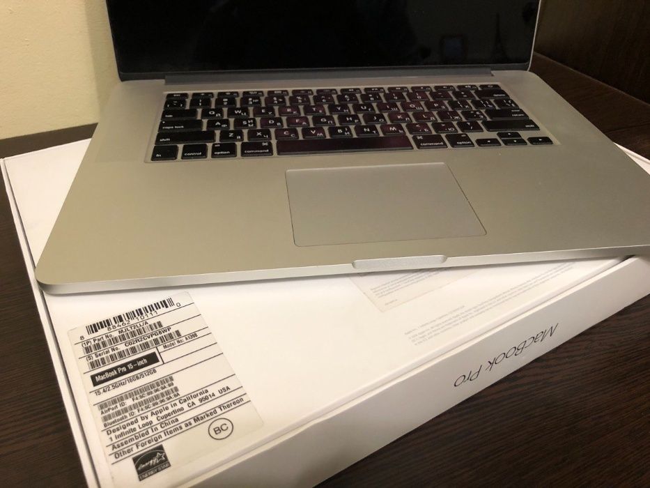 Macbook Pro `15 2015 (MJLT2LL/A)