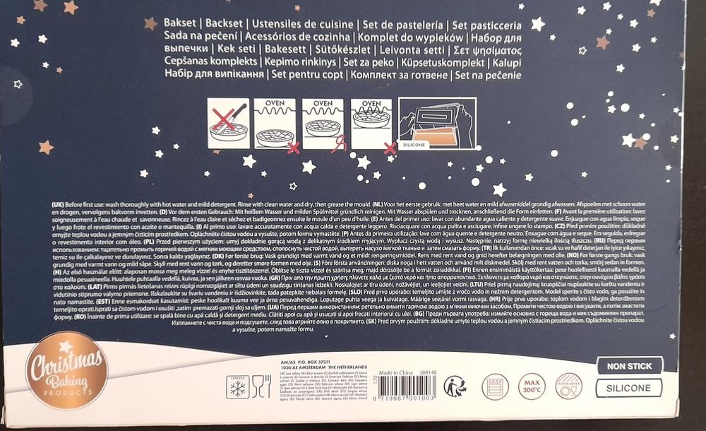 Forma silicone Pai Natal com espátula Nova