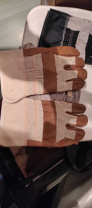 Rękawice robocze 5 palcowe, oraz spawalnicze - OKAZJA!!!