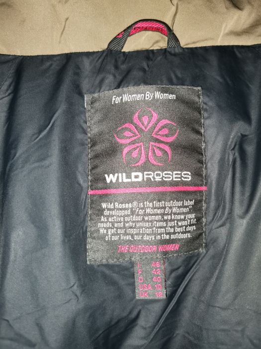 Пуховик оливковый