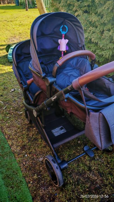 Wózek podwójny lub blizniaczy