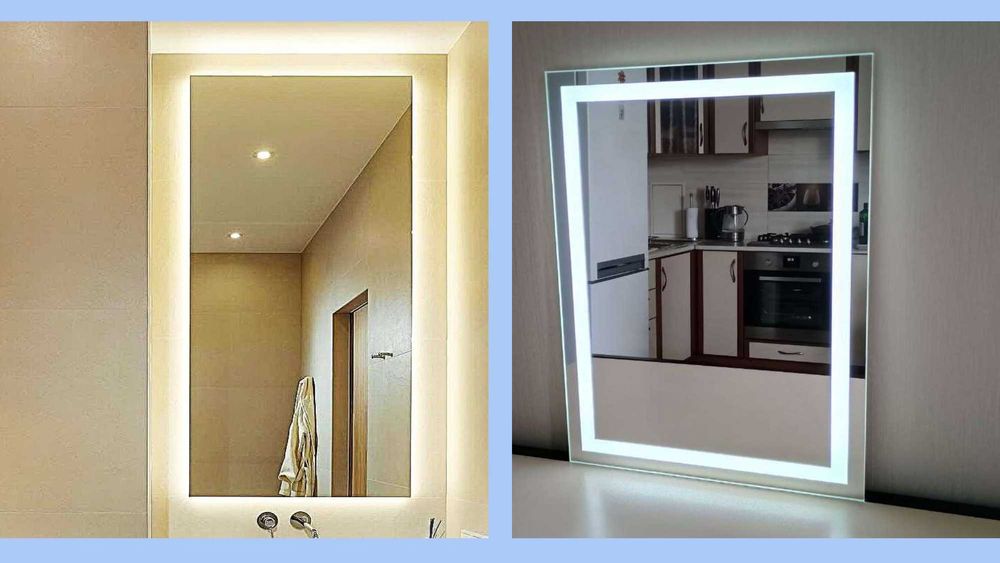 Дзеркало з LED підсвіткою в ванну кімнату Зеркало с подсветкой в ванну