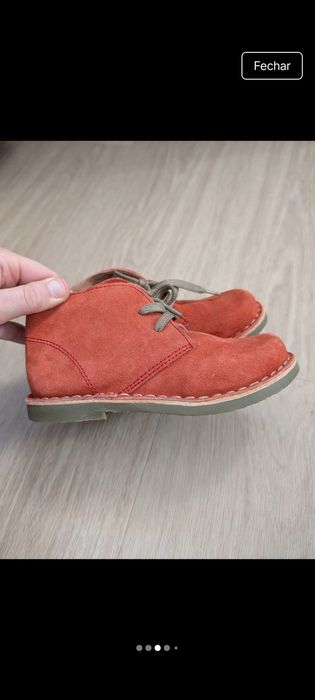 Botas camurça vermelha Oca Loca novas