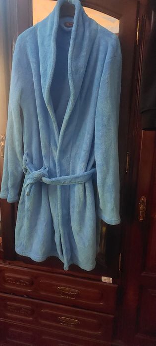 Robe azul claro tamanho 36