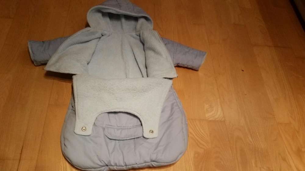 Śpiwór kombinezon zimowy 62 0-3 m-ce