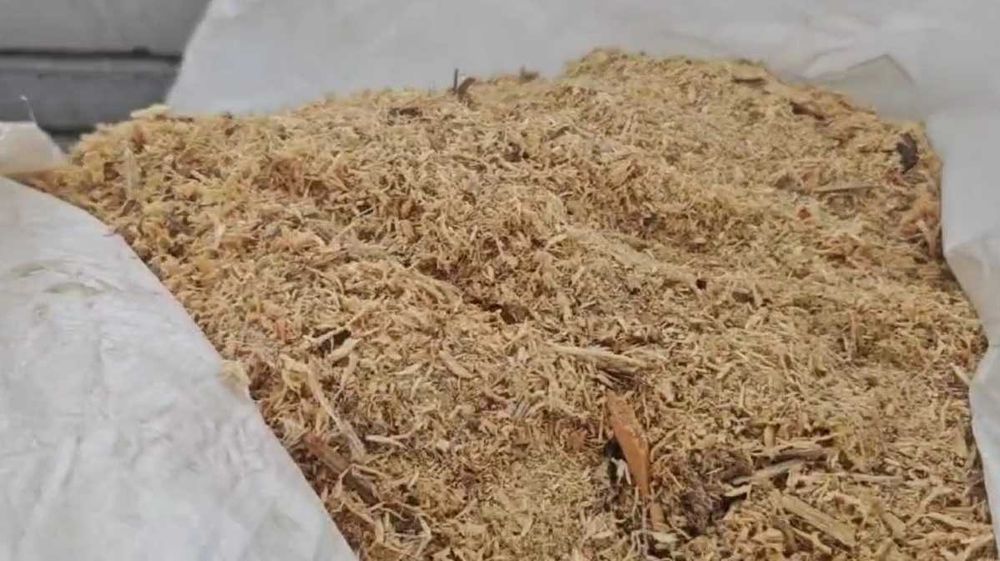 Опілки, стружка, насипом, або в мішки