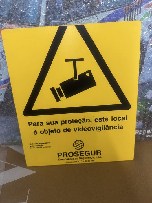 Vende se placa anti roubo Prosegur