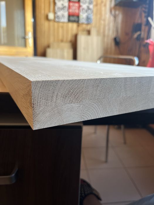 Stopnie schody trepy dębowe od ręki  grubość 4 cm