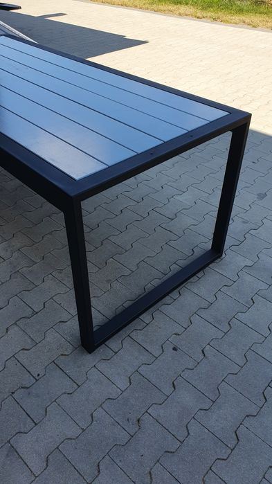 Stół tarasawy ogrodowy duży stabilny 200x100x77